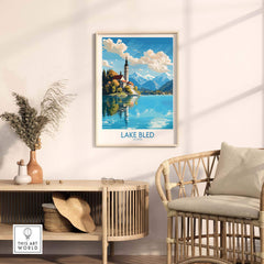 Lake Bled Art Print part of our best collection or travel posters and prints - This Art World