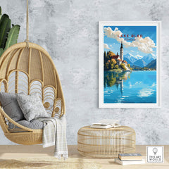 Lake Bled Poster part of our best collection or travel posters and prints - This Art World