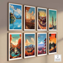 Lake Bled Poster part of our best collection or travel posters and prints - This Art World