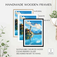 Lake Bled Poster part of our best collection or travel posters and prints - This Art World