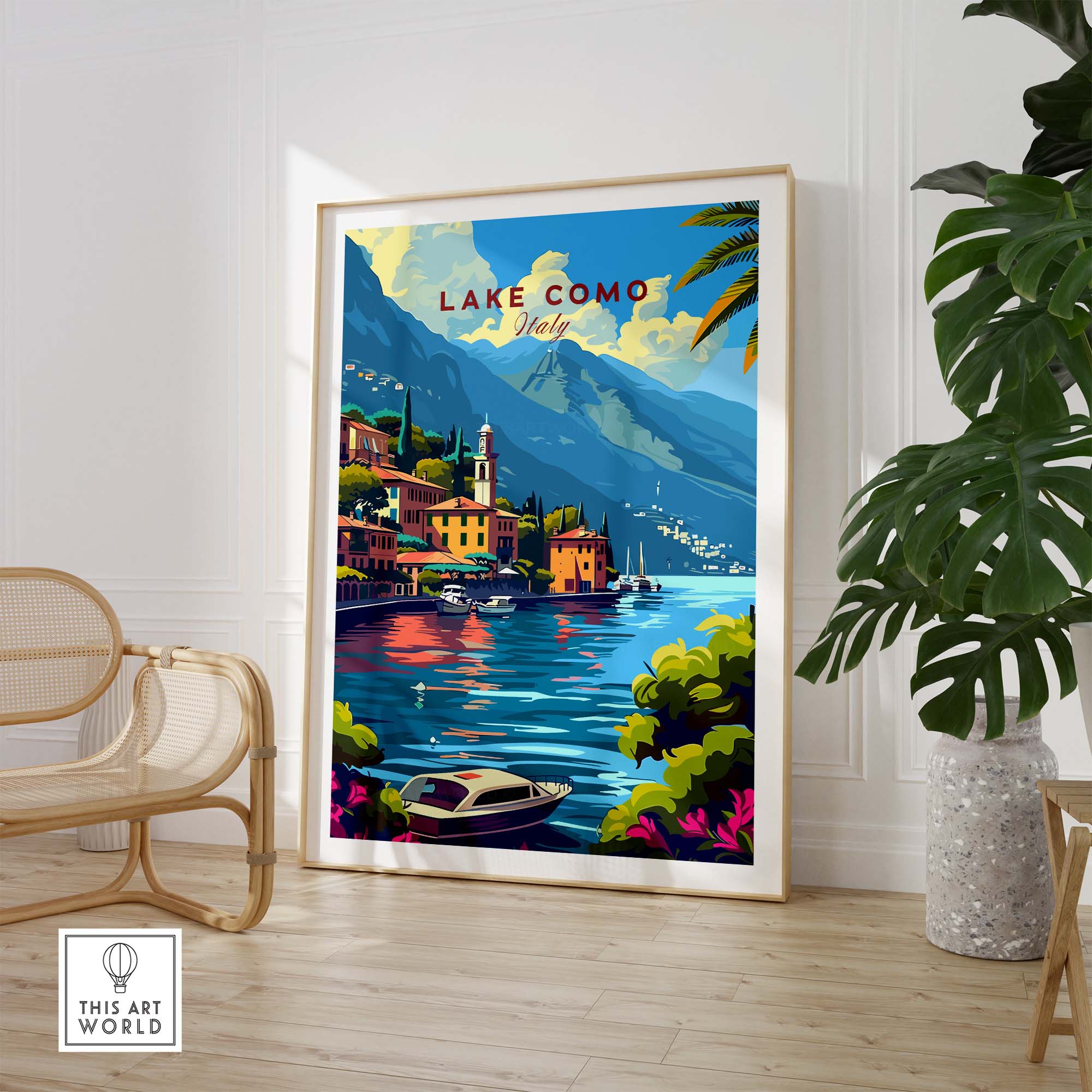 Lake Como Art Print