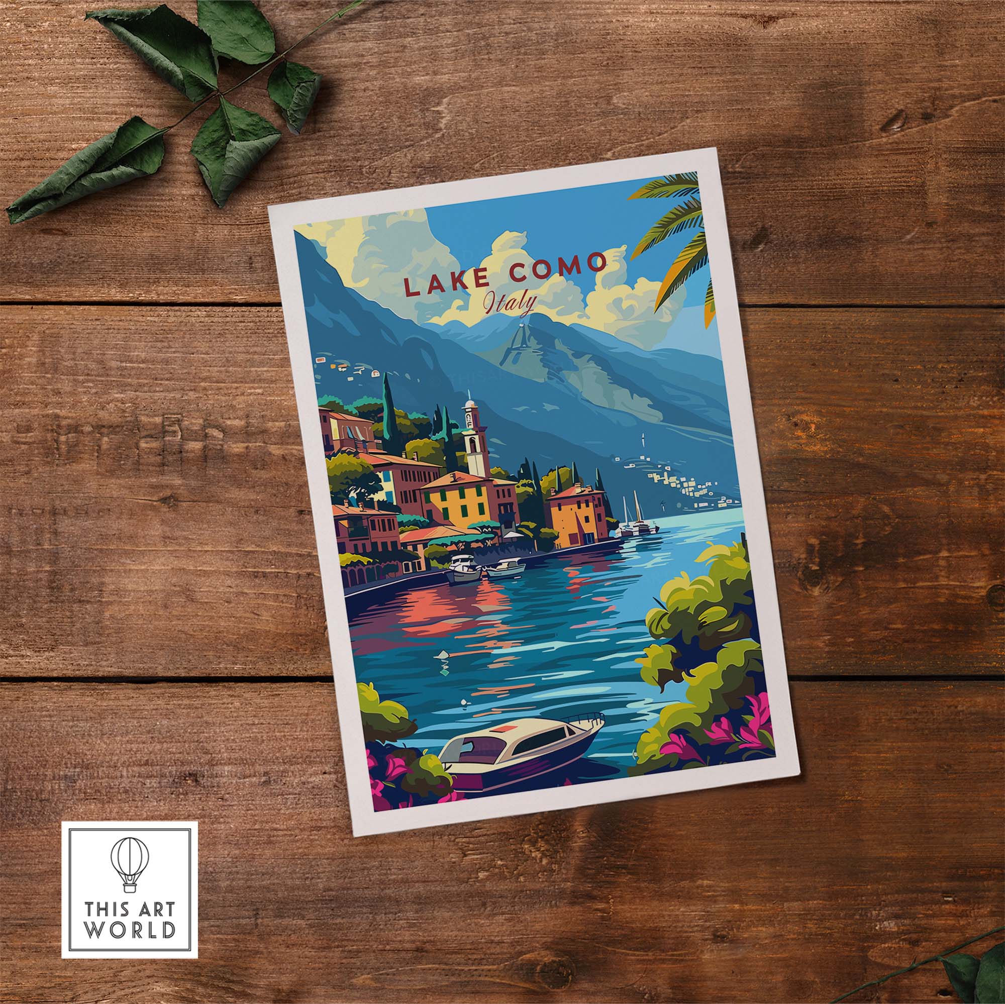 Lake Como Art Print