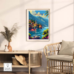 Lake Como Art Print