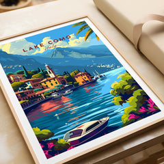 Lake Como Art Print