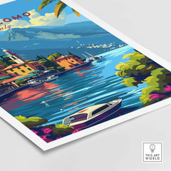 Lake Como Art Print