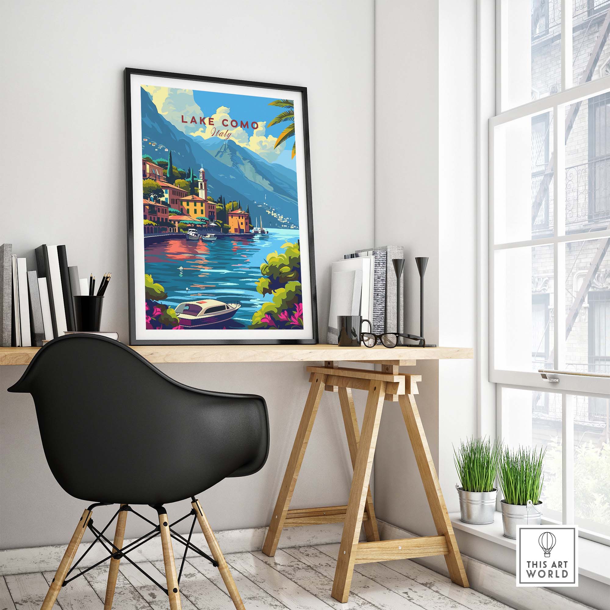 Lake Como Art Print