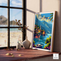 Lake Como Art Print