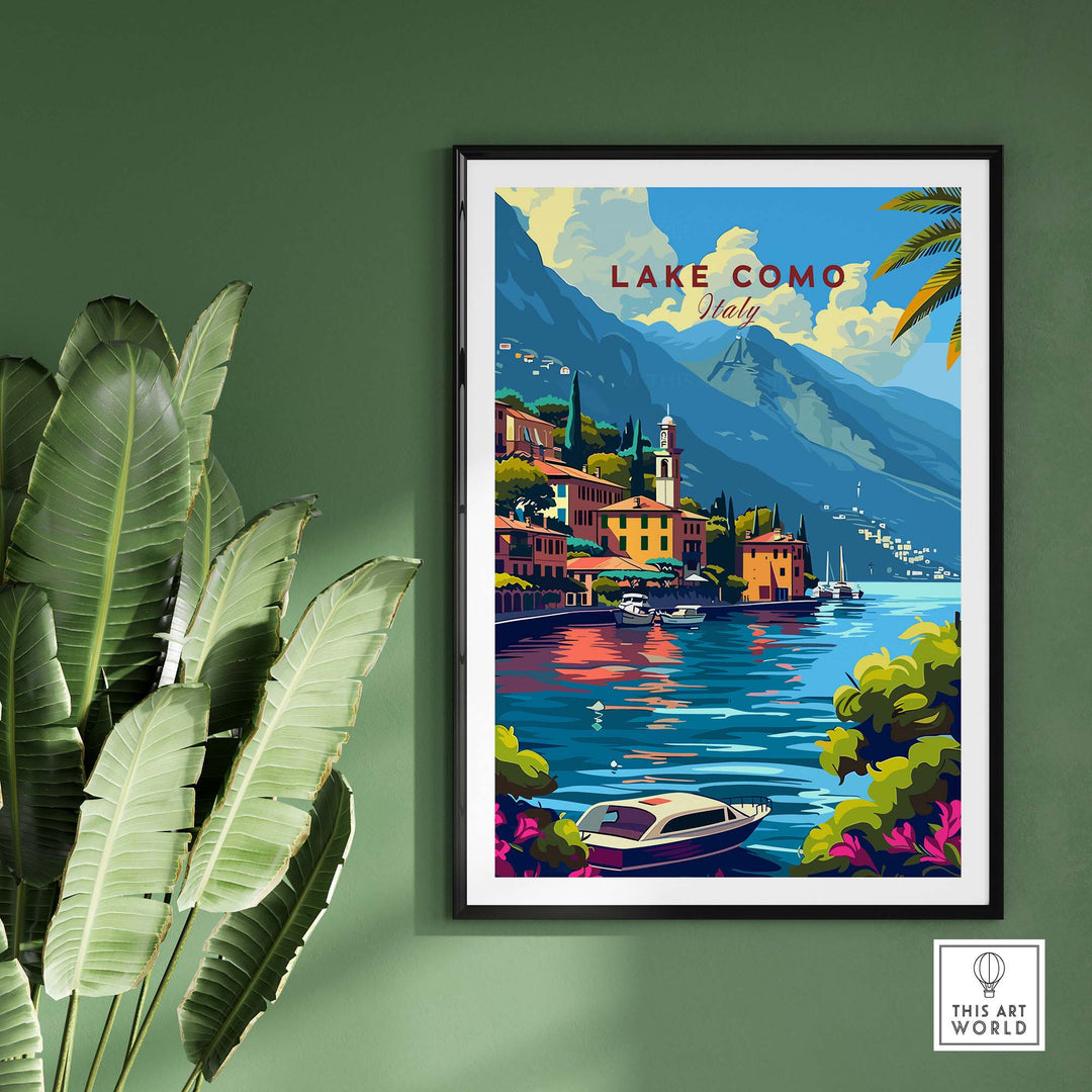 Lake Como Art Print