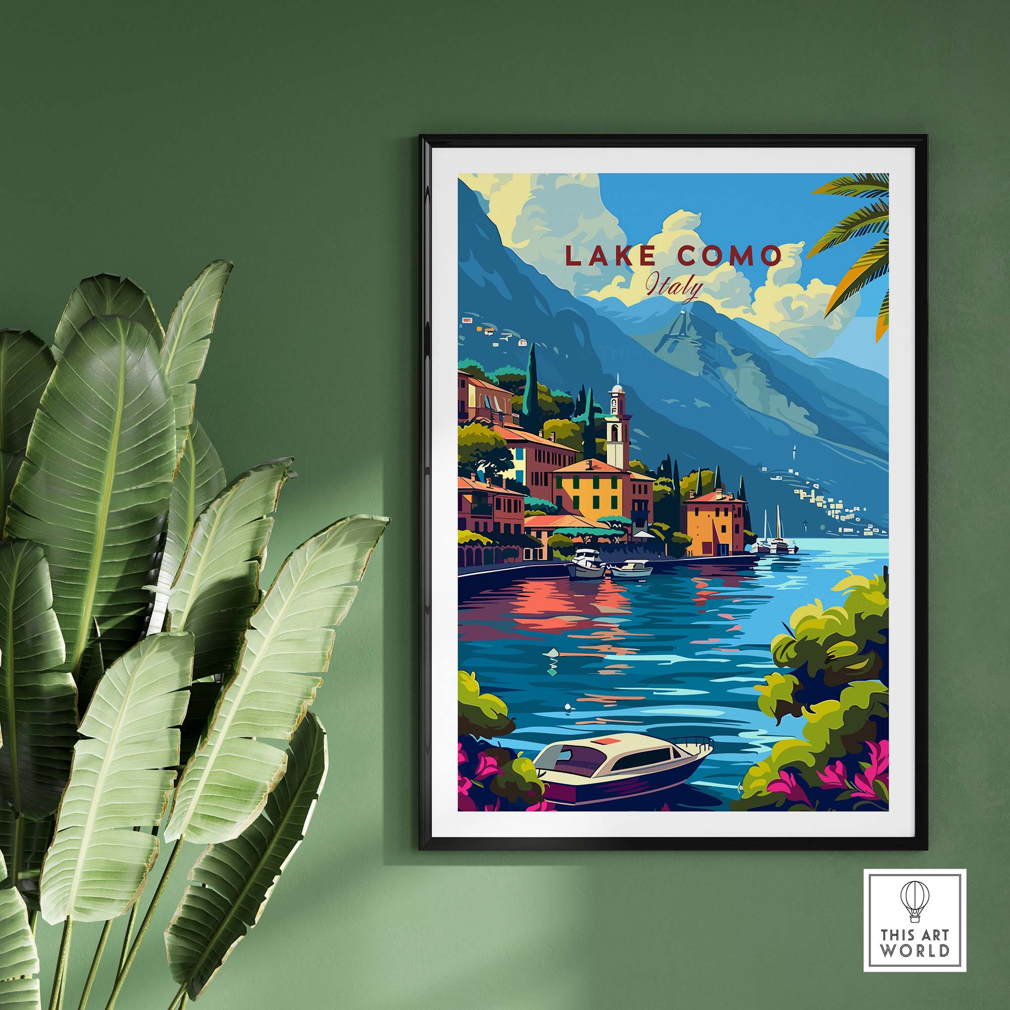 Lake Como Art Print