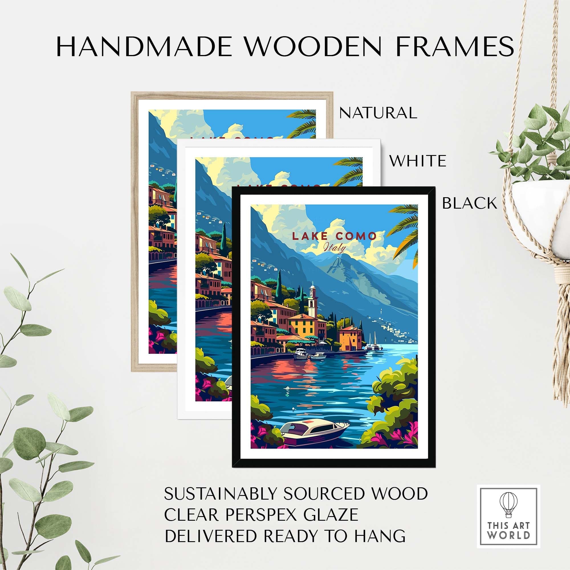 Lake Como Art Print