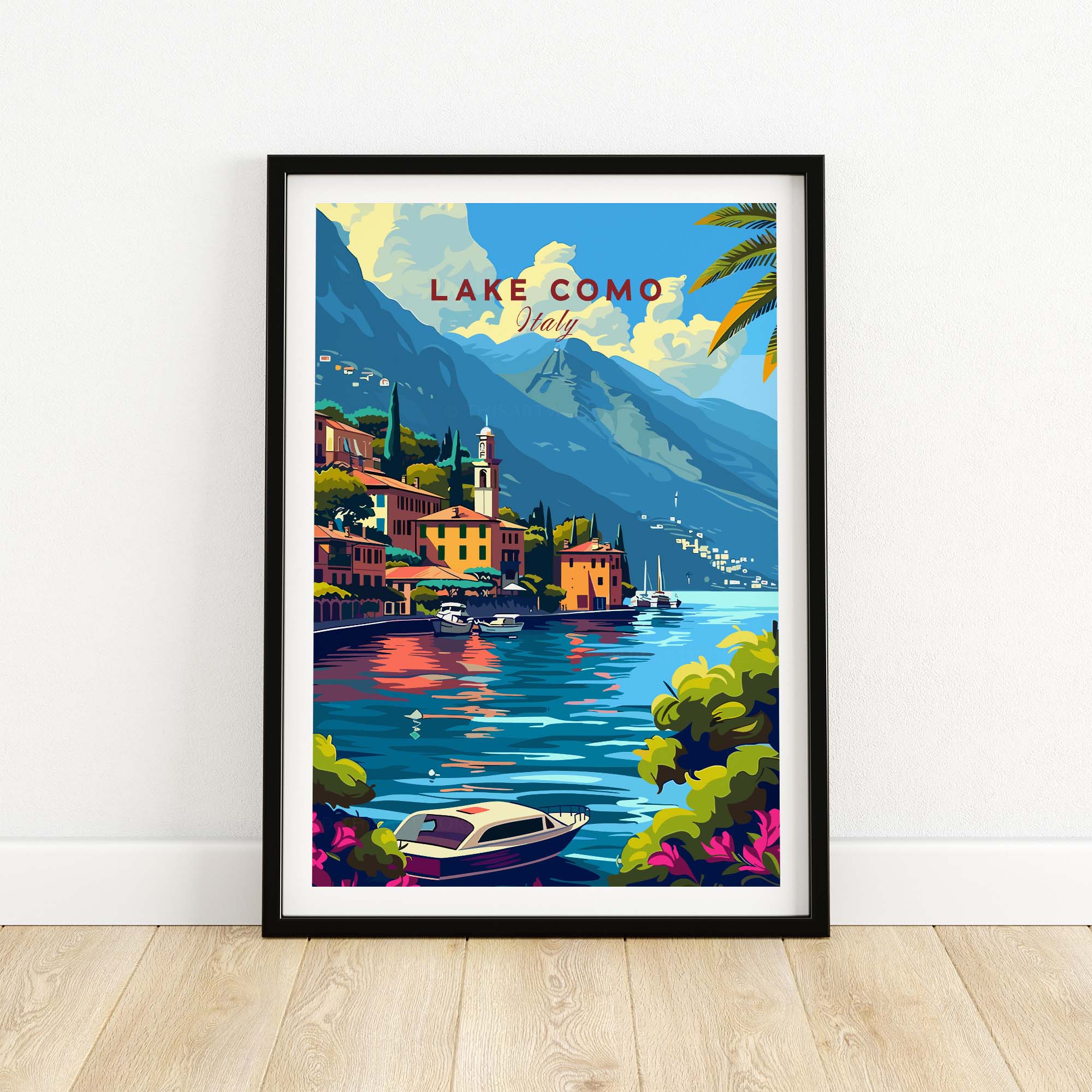 Lake Como Art Print
