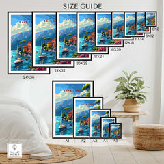 Lake Como Travel Poster