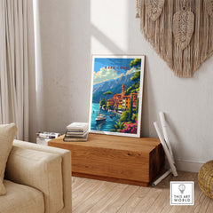 Lake Como Travel Poster