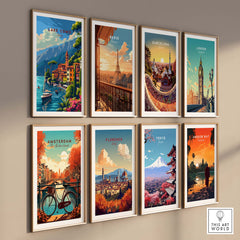 Lake Como Travel Poster