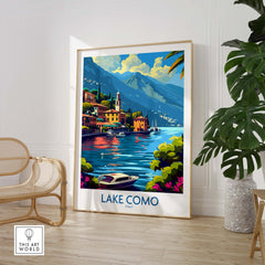 Lake Como Travel Print