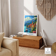 Lake Como Travel Print