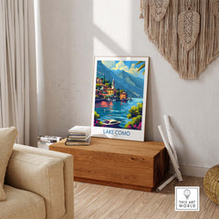Lake Como Travel Print