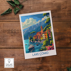 Lake Como Travel Print