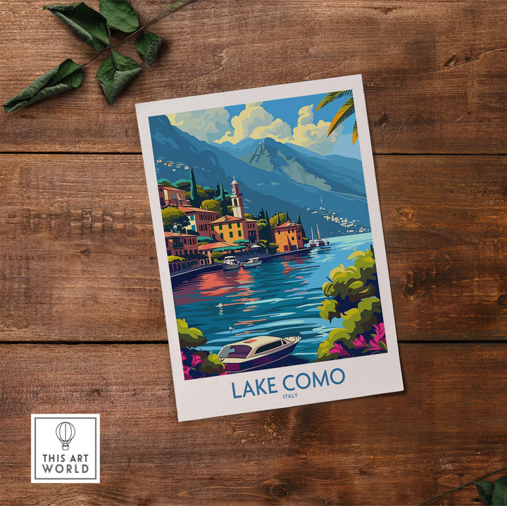 Lake Como Travel Print