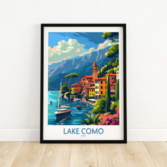 Lake Como Travel Print