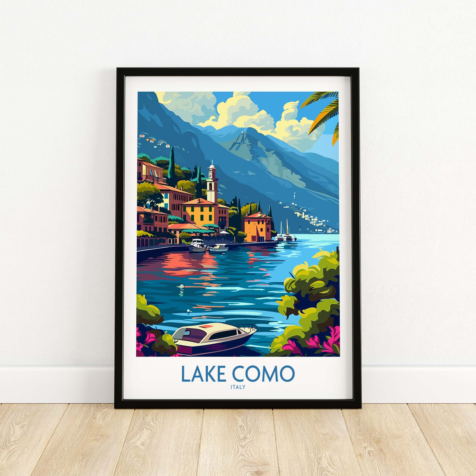 Lake Como Travel Print