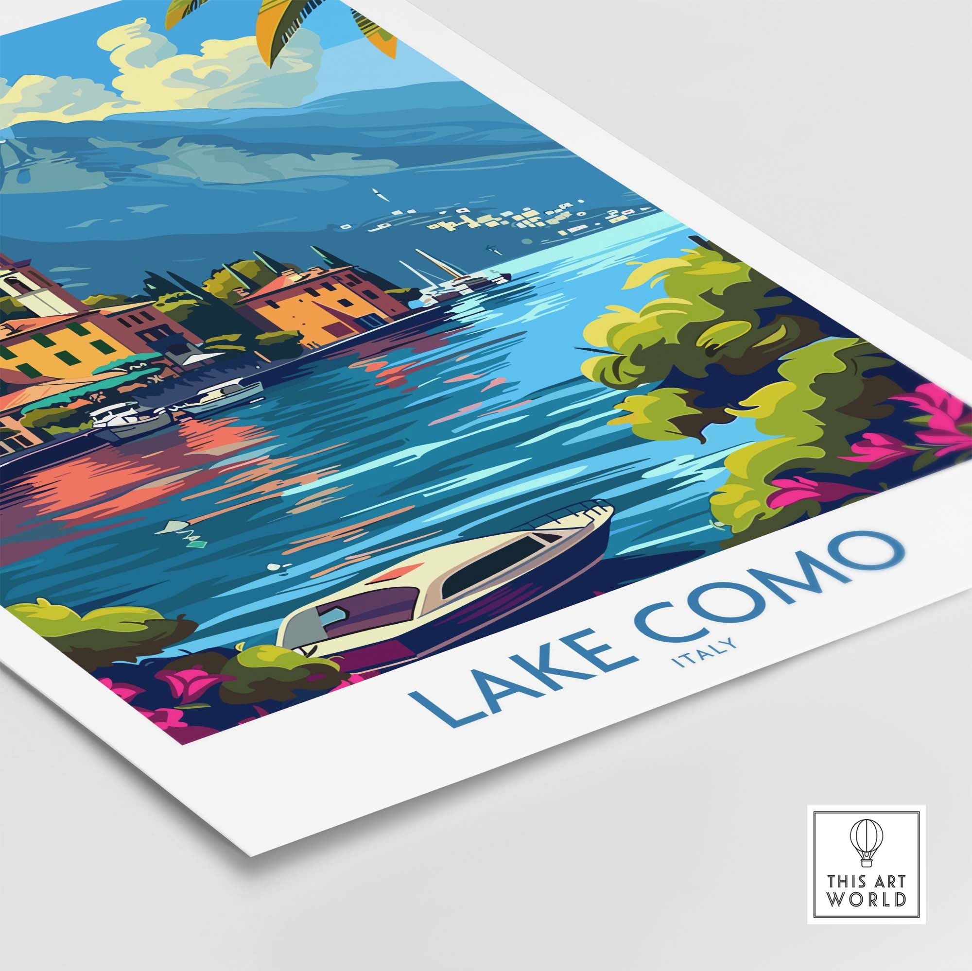 Lake Como Travel Print