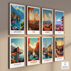 Lake Como Travel Print