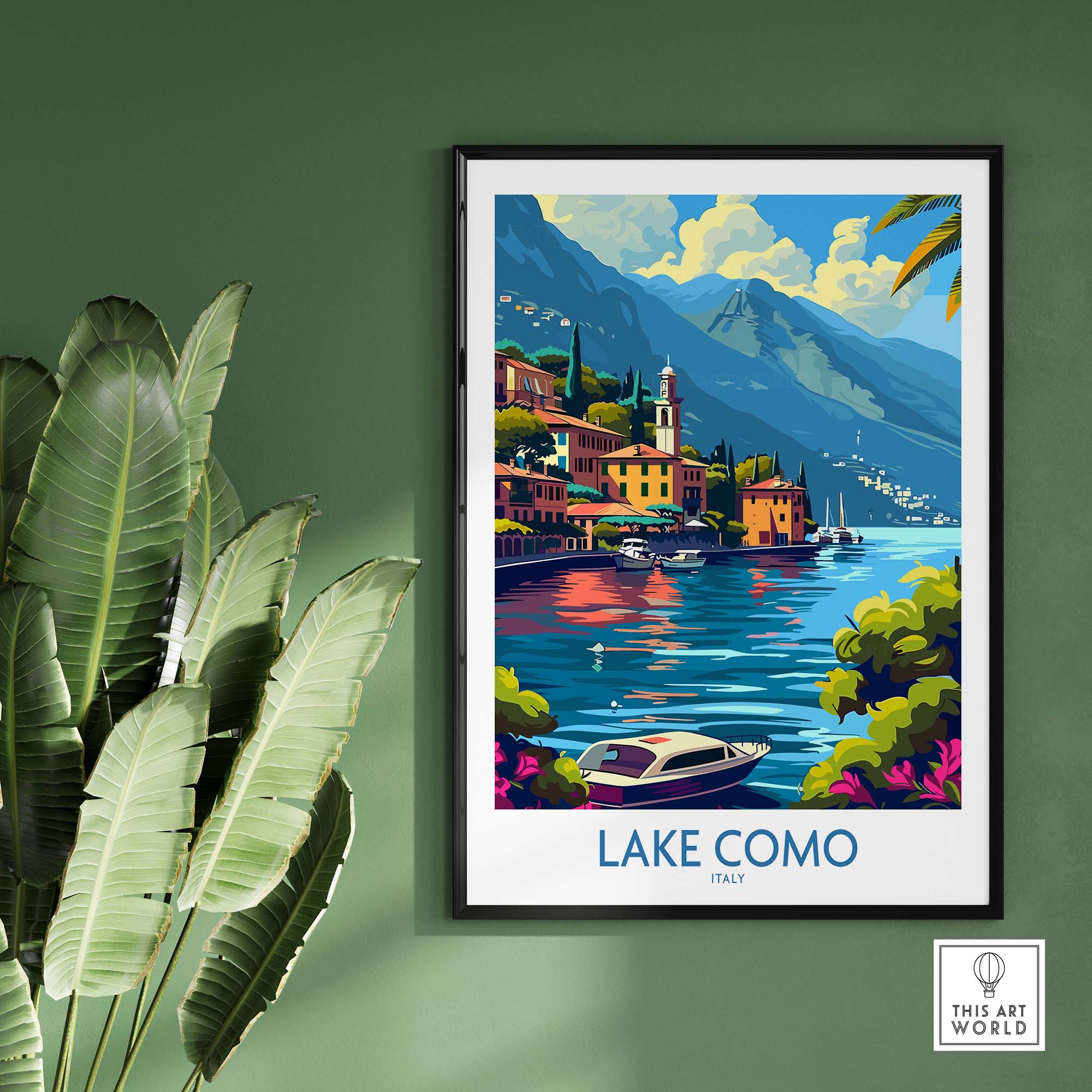 Lake Como Travel Print