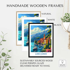 Lake Como Travel Print