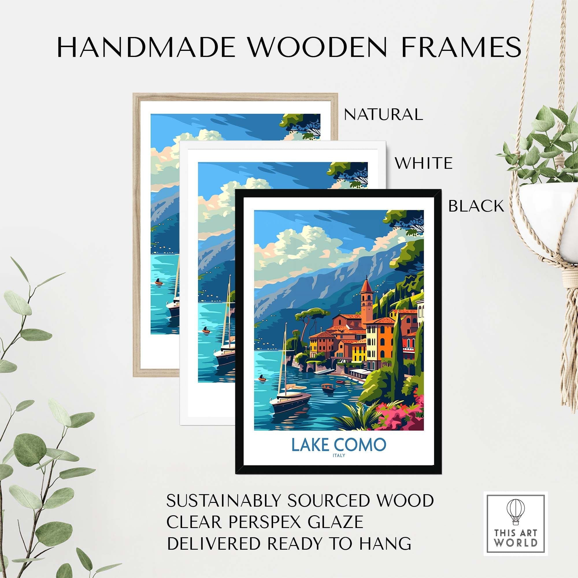Lake Como Travel Print