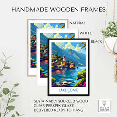 Lake Como Travel Print