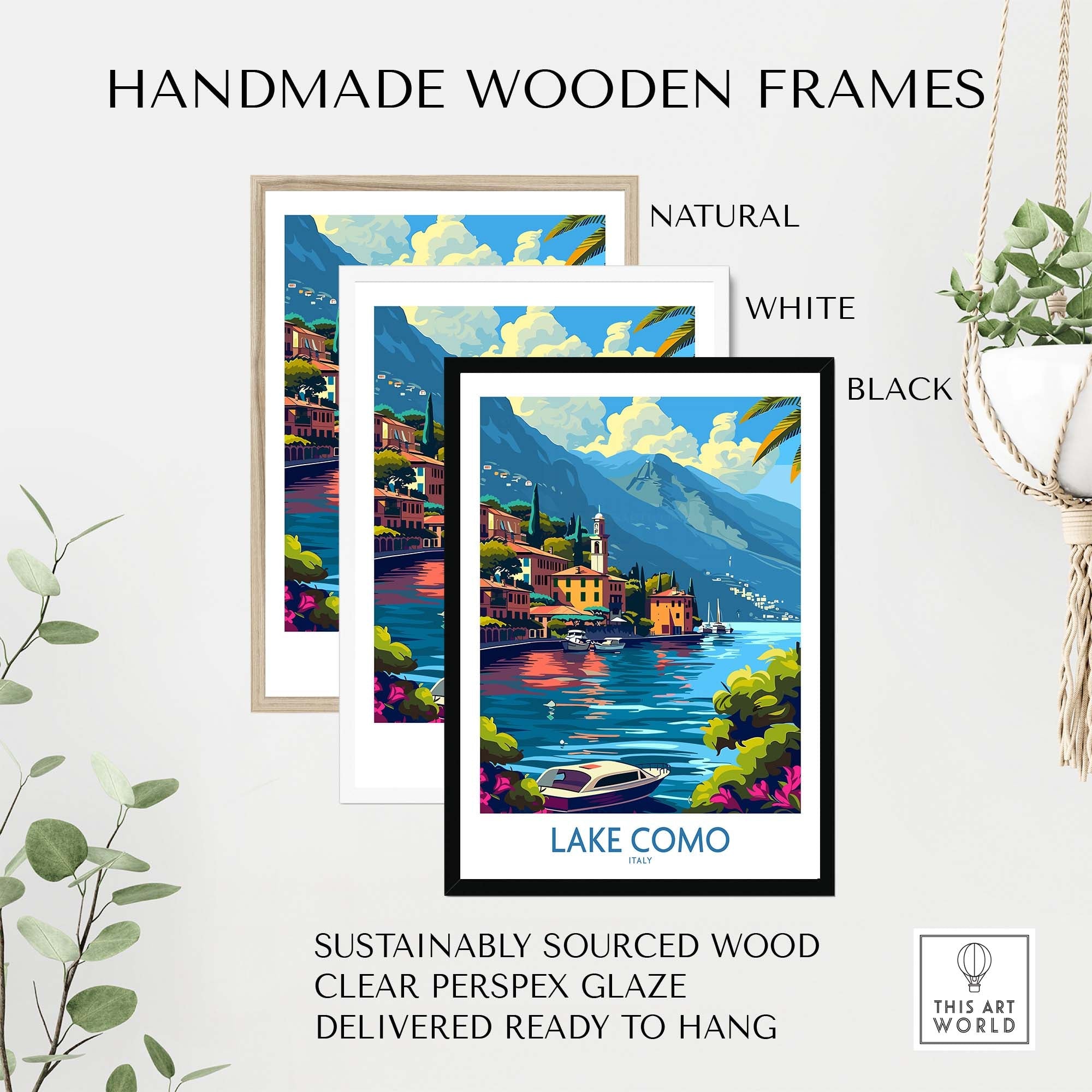 Lake Como Travel Print