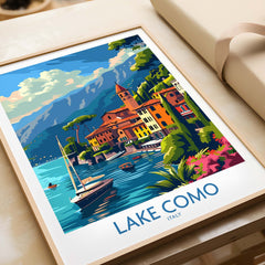 Lake Como Travel Print