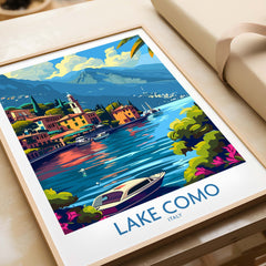 Lake Como Travel Print