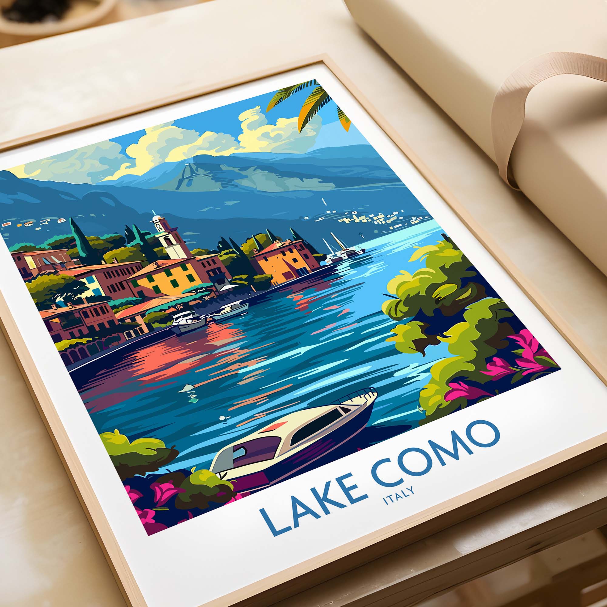 Lake Como Travel Print