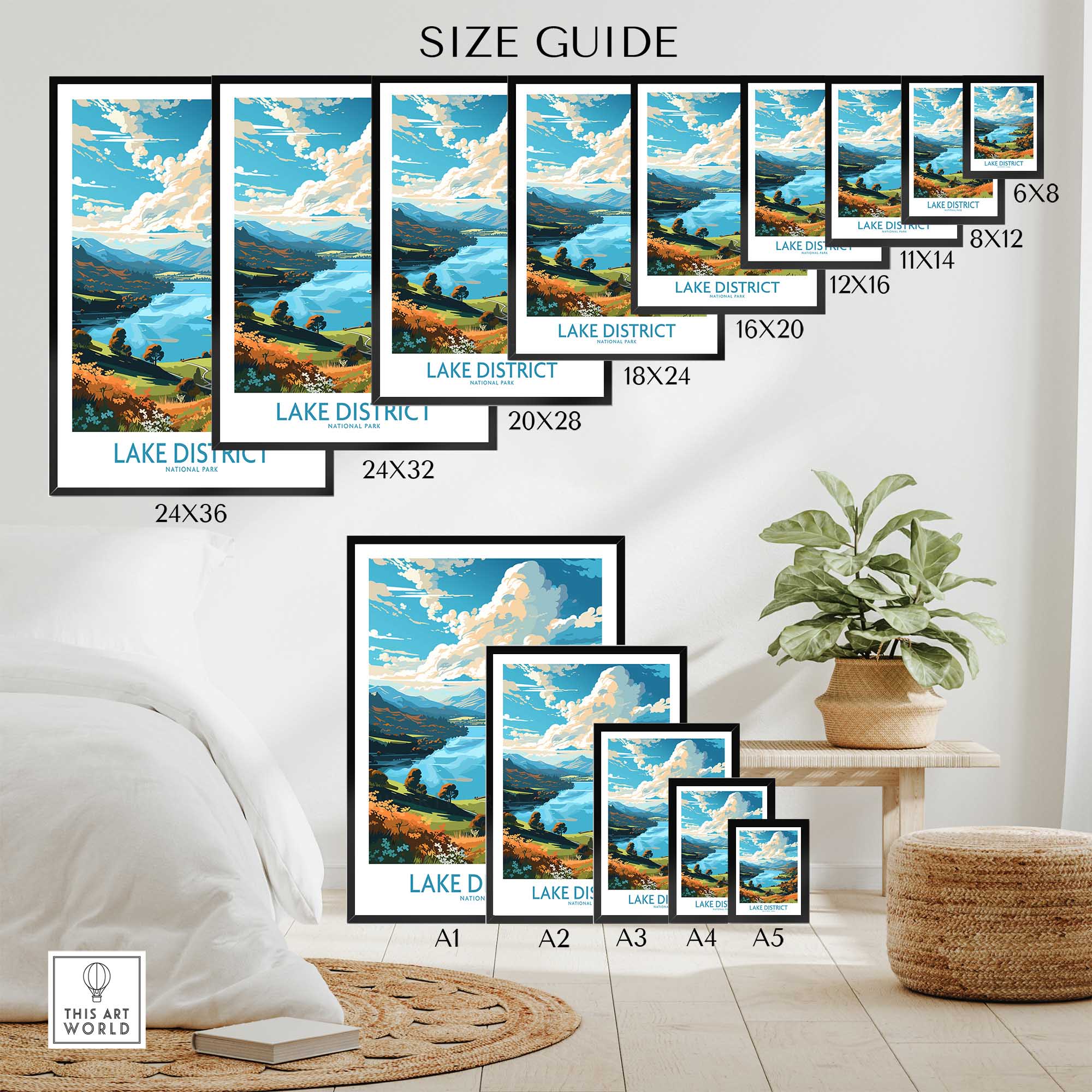 Lake District National Park Print-This Art World