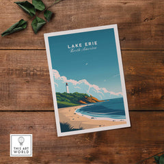 Lake Erie Poster-This Art World