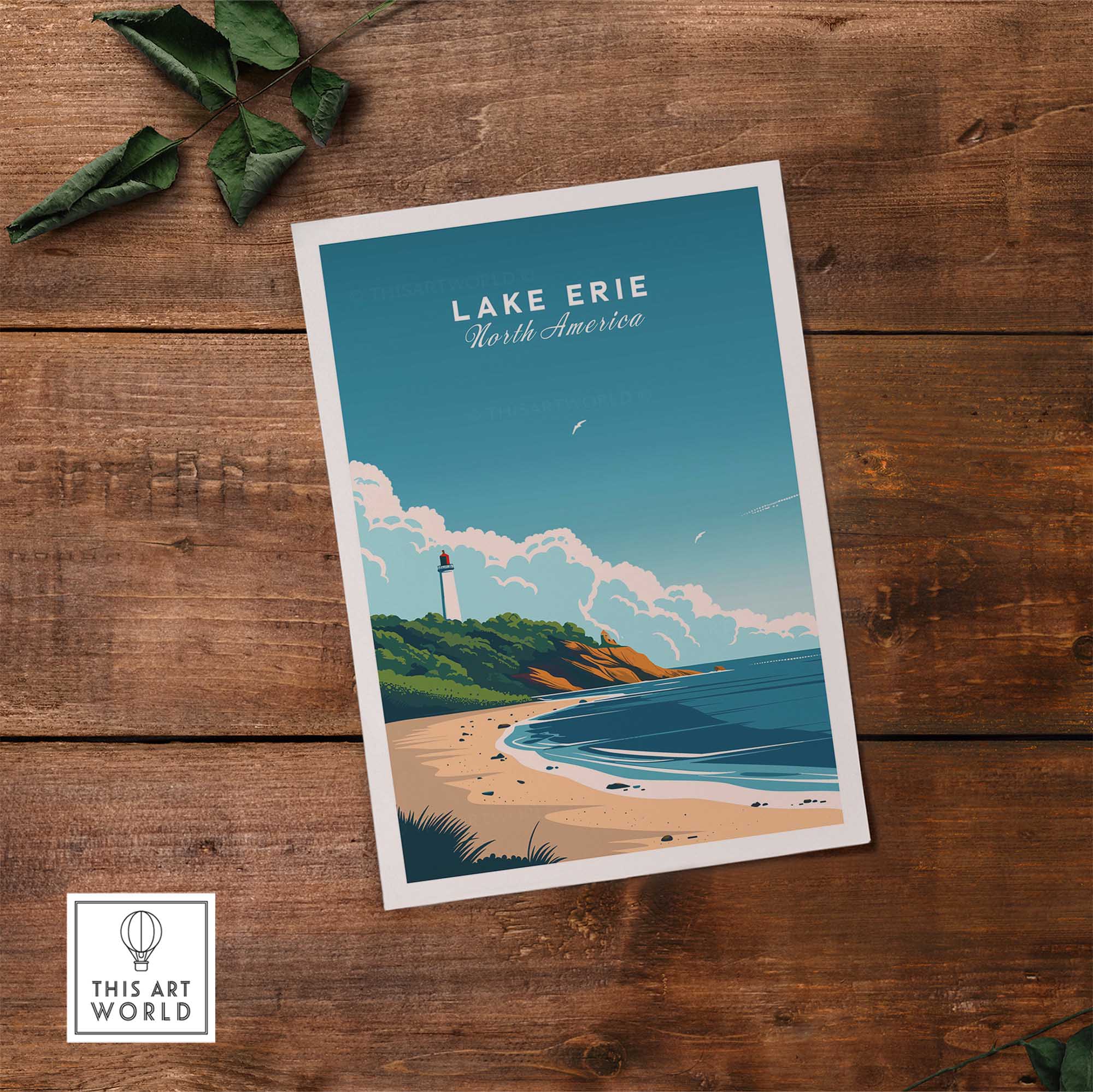 Lake Erie Poster-This Art World