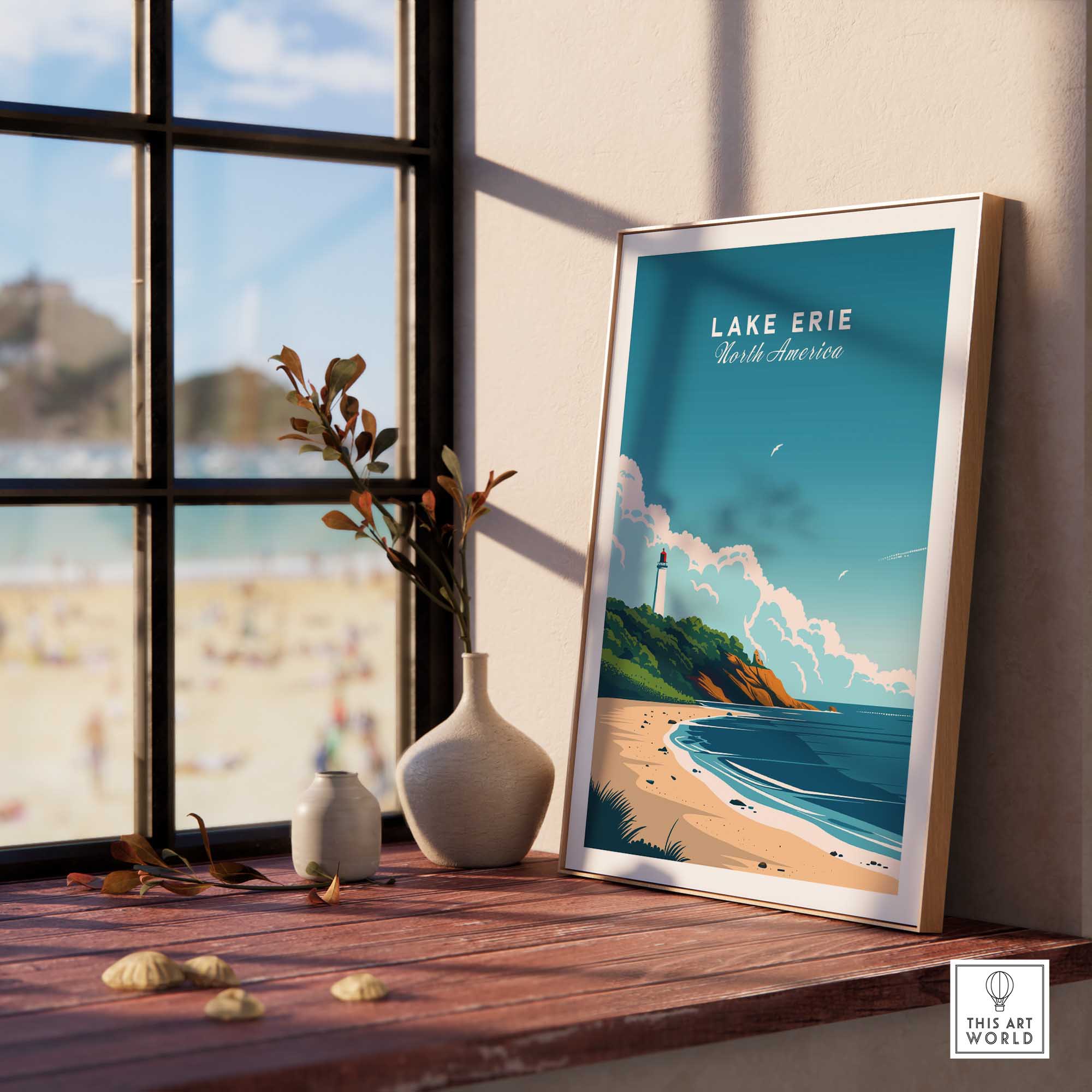 Lake Erie Poster-This Art World
