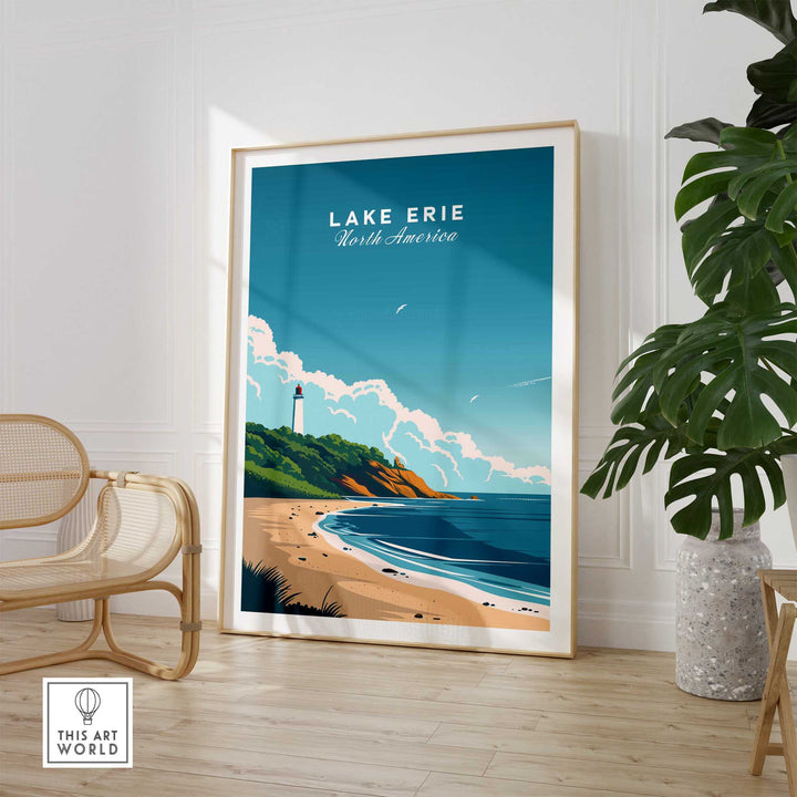 Lake Erie Poster-This Art World