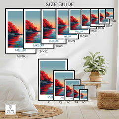 Lake Erie Poster Print-This Art World