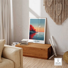 Lake Erie Poster Print-This Art World