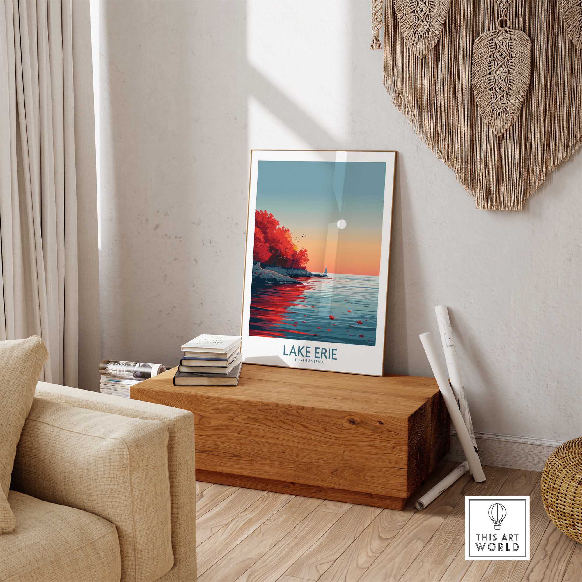 Lake Erie Poster Print-This Art World