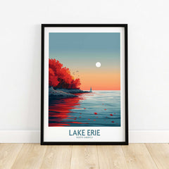 Lake Erie Poster Print-This Art World