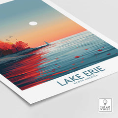 Lake Erie Poster Print-This Art World