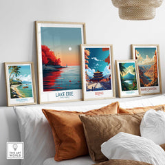 Lake Erie Poster Print-This Art World