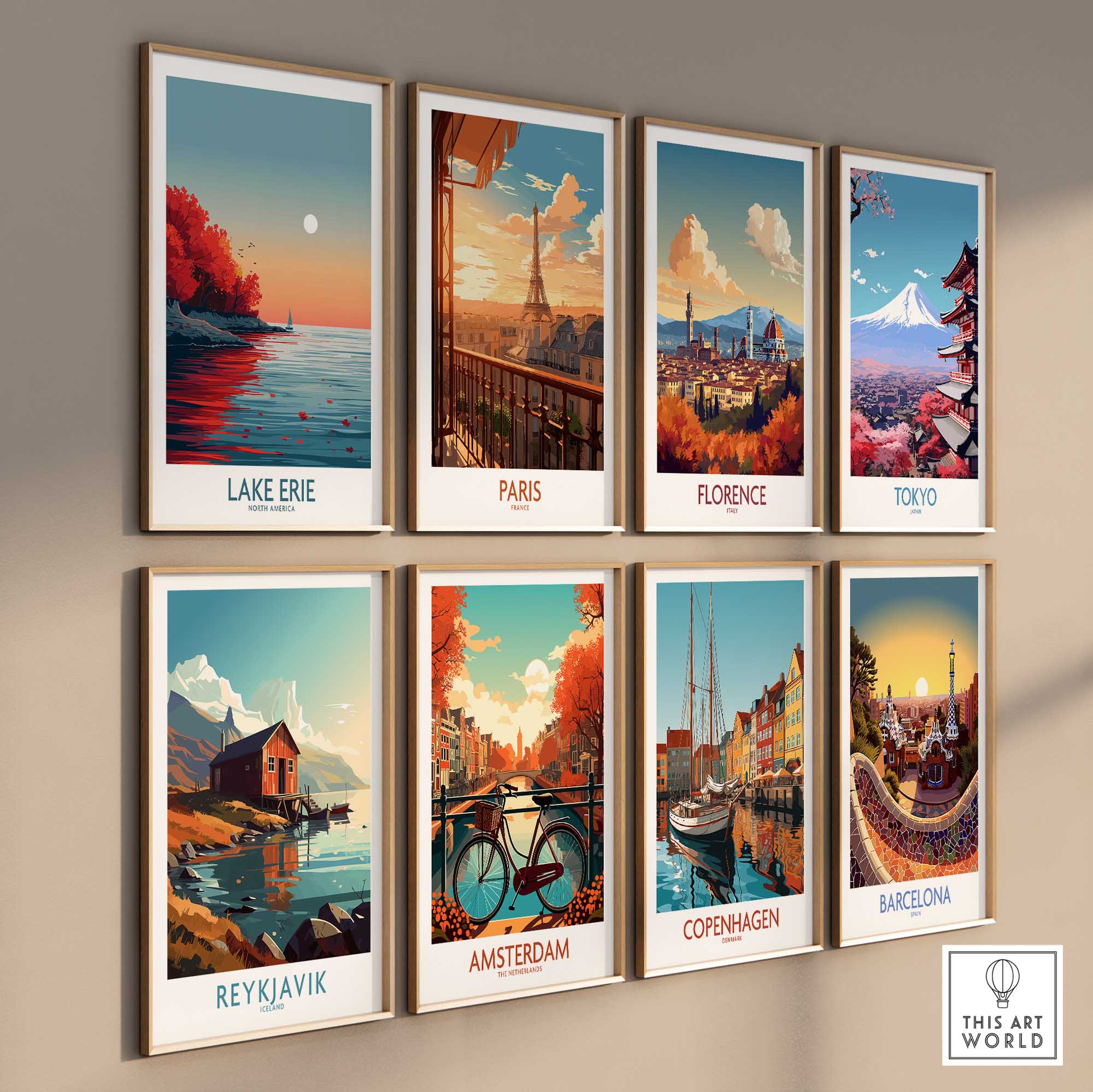 Lake Erie Poster Print-This Art World