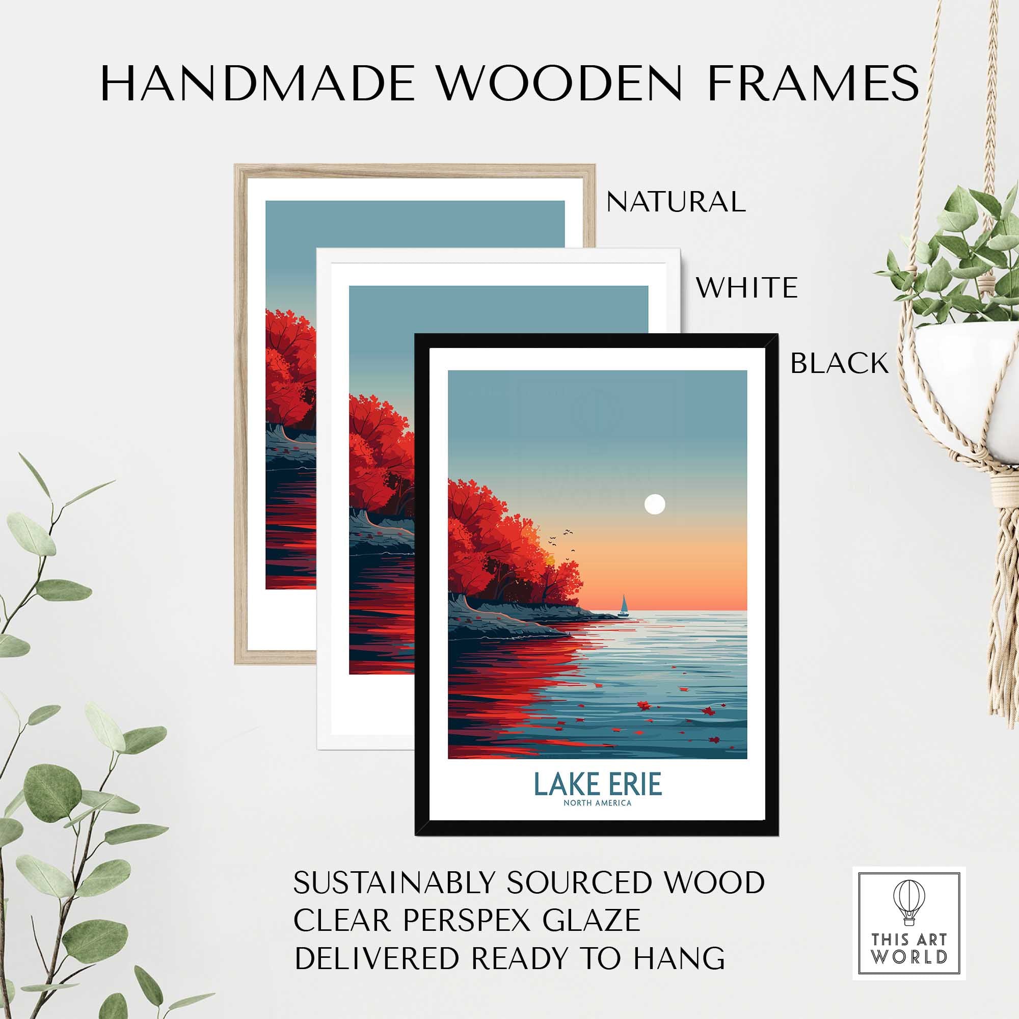 Lake Erie Poster Print-This Art World
