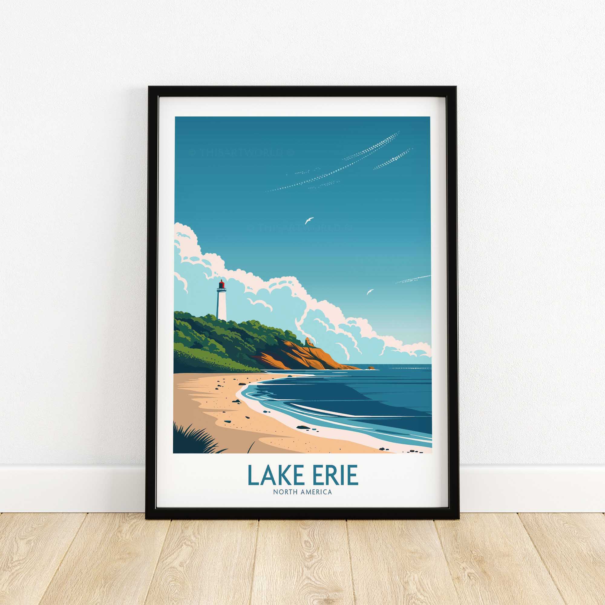 Lake Erie Print-This Art World