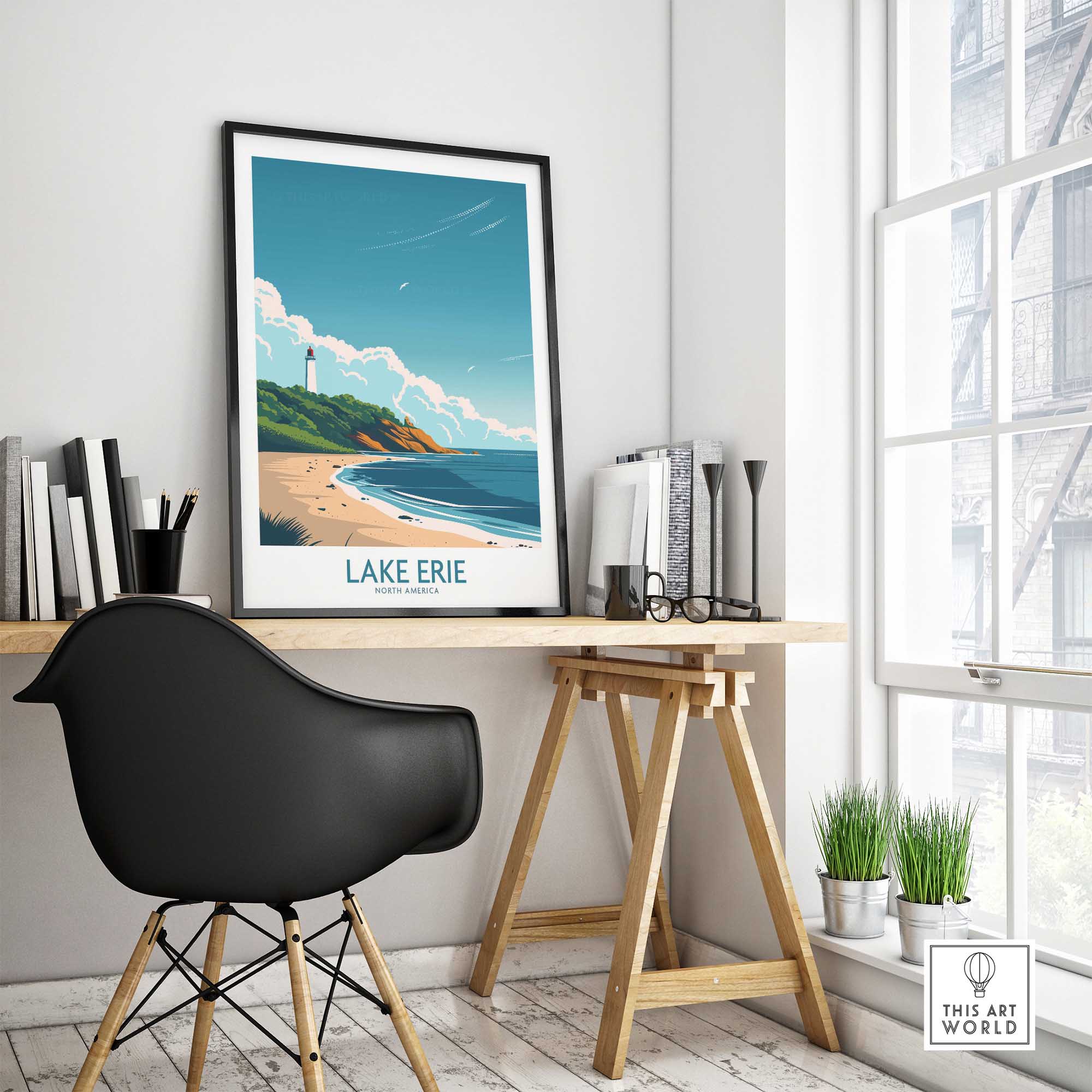 Lake Erie Print-This Art World